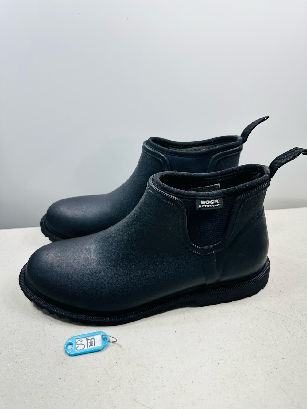 BOGS Waterproof Black Short Rain Boots size 10